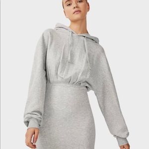 Asos Topshop Tall Sweatshirt Dress In 